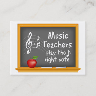 Music Teacher Business Card