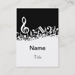 Music Teacher Business Card Template