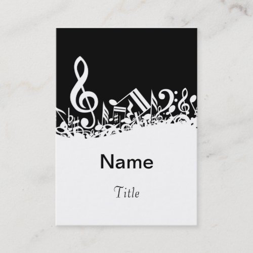 Music Teacher  Business Card Template