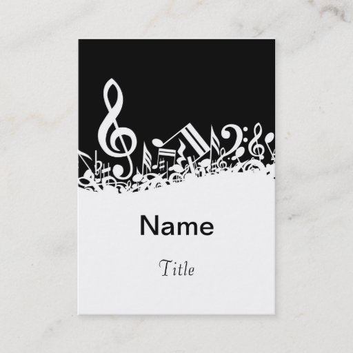 Customizable Music Teacher  Business Card Template