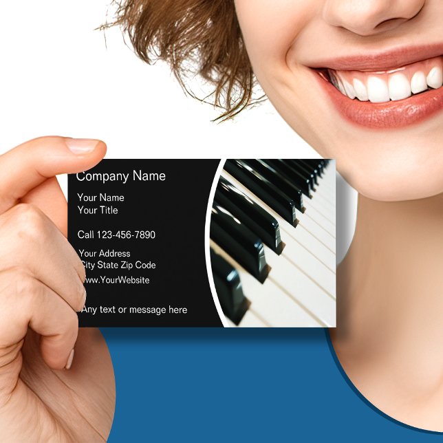 Music Teacher Business Cards (Creator Uploaded)