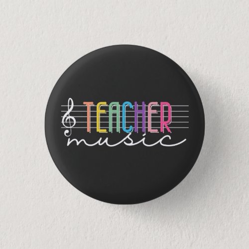 Music Teacher  Button