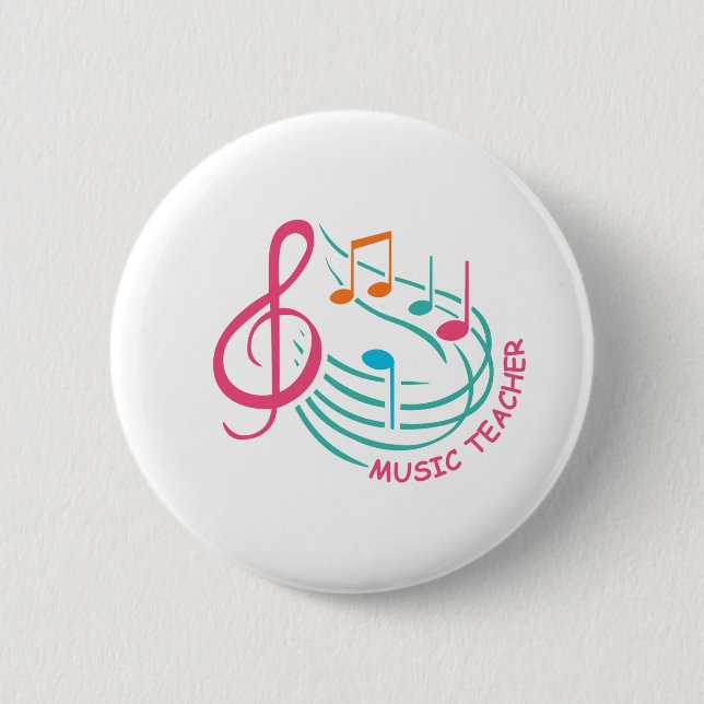 music teacher button (Front)