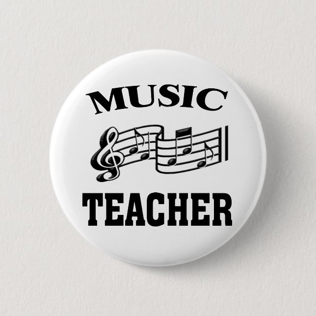 MUSIC TEACHER BUTTON (Front)