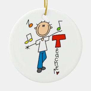 Music Teacher Ceramic Ornament