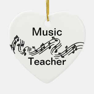 Music Teacher Ceramic Ornament