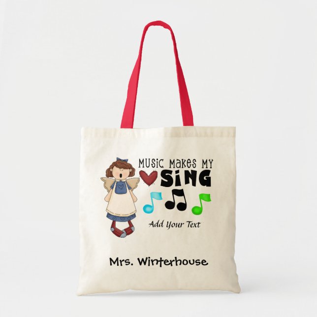 Music - Teacher - Chorus - Personal - Value Tote Bag (Front)