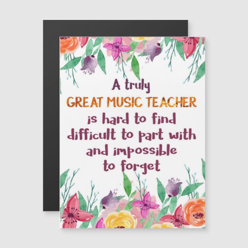 Music Teacher Classroom Decor Appreciation Gift