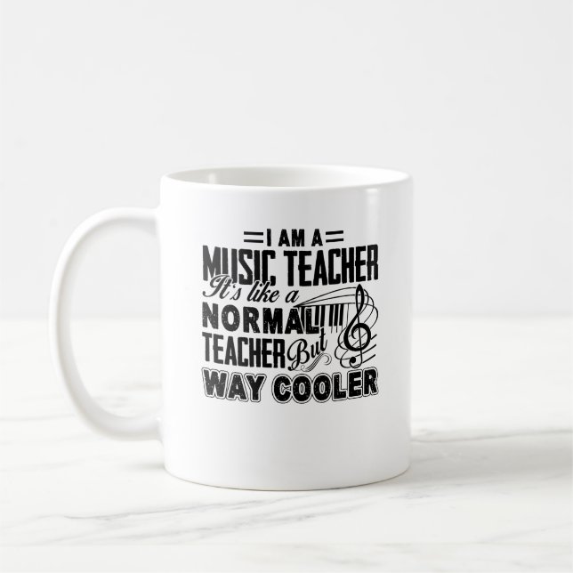 Music Teacher Cooler Mug (Left)