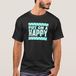Music Teacher cottagecore Put On A Happy Face Musi T-Shirt