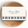 Music Teacher Elegant  Piano Keys Business Card
