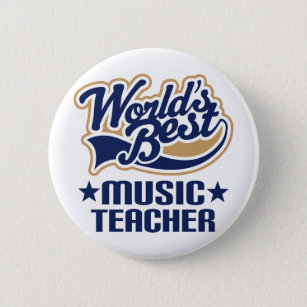 Music Teacher Gift Button