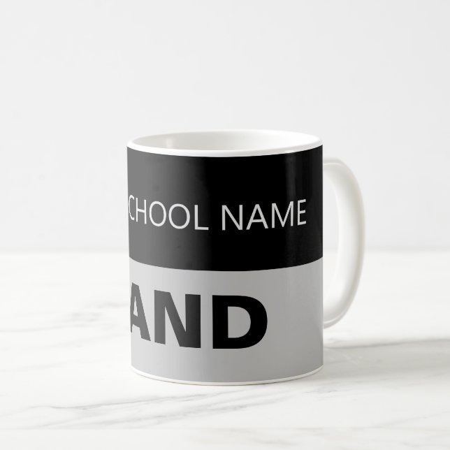 Music Teacher Gift | Custom School Band Mug (Front Right)