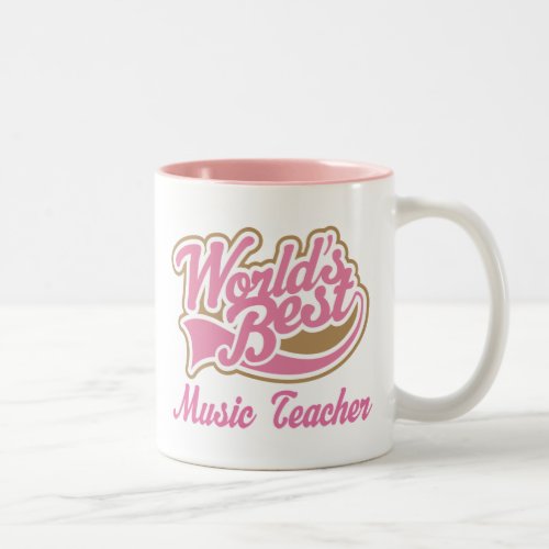 Music Teacher Gift Two_Tone Coffee Mug