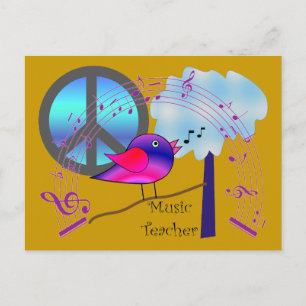 Music Teacher Gifts Postcard