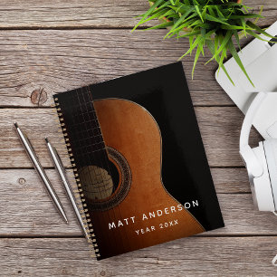Music Teacher Guitar Musician Modern 2027 Planner
