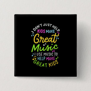 Music Teacher - Help Kids Make Music Gift Button