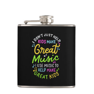 Music Teacher - Help Kids Make Music Gift Flask