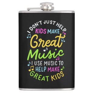 Music Teacher - Help Kids Make Music Gift Flask
