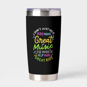Music Teacher - Help Kids Make Music Gift Insulated Tumbler