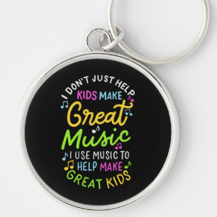 Music Teacher - Help Kids Make Music Gift Keychain