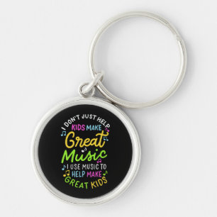 Music Teacher - Help Kids Make Music Gift Keychain