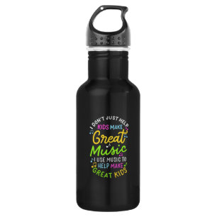 Music Teacher - Help Kids Make Music Gift Stainless Steel Water Bottle