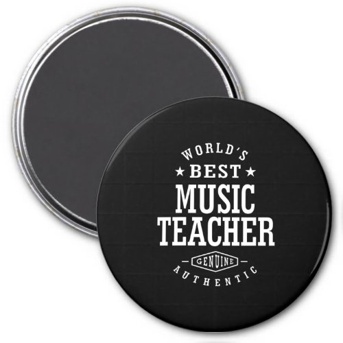 Music Teacher Job Title Gift Magnet