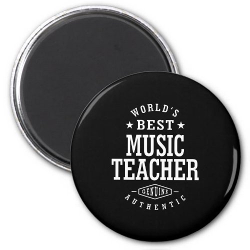 Music Teacher Job Title Gift Magnet