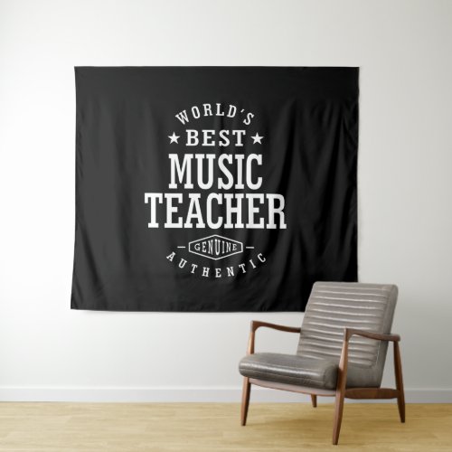 Music Teacher Job Title Gift Tapestry