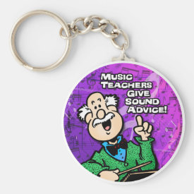 Music Teacher Keychain