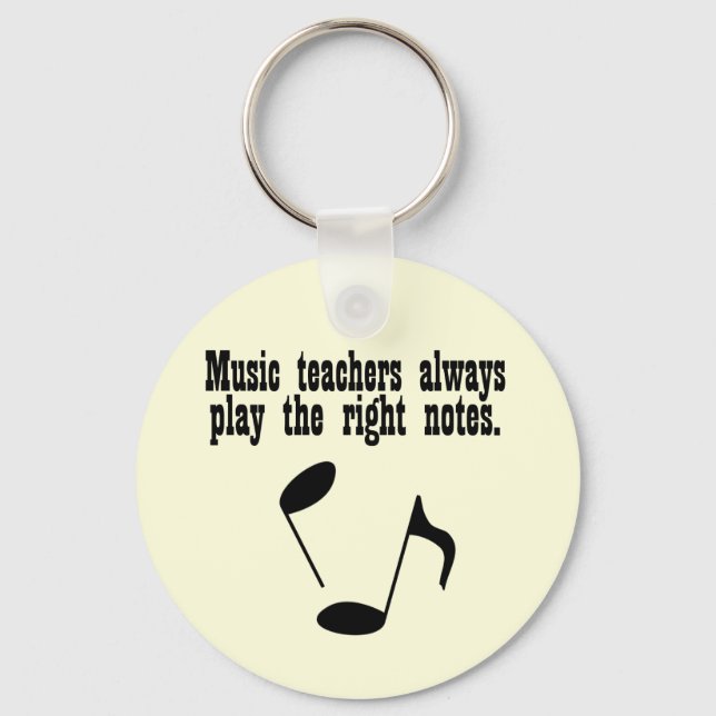 Music Teacher Keychain (Front)