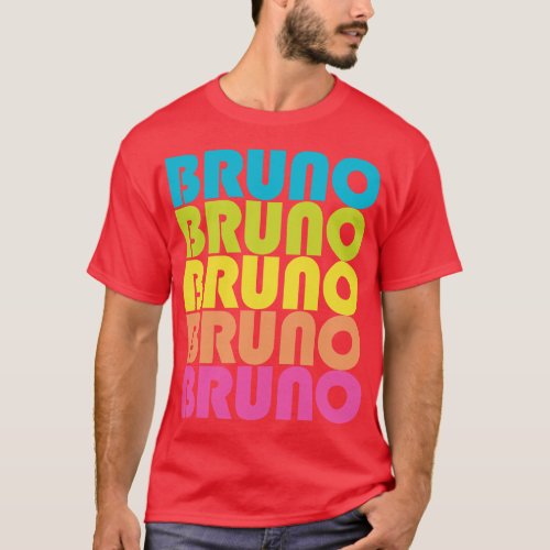 Music Teacher Lover Kids Retro Rainbow T_Shirt