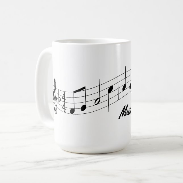 Music Teacher Mug Customizable (Front Left)