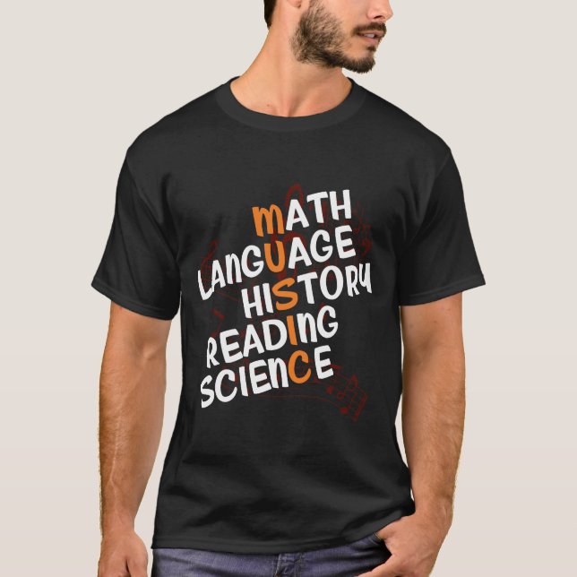 Music Teacher Musician Gift T-Shirt (Front)