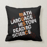 Music Teacher Musician Gift Throw Pillow<br><div class="desc">music teacher of tiny humans apparel quote-a music teacher helps students find song in heart is a nice xmas birthday Geschenk for your pre-k elementary primary middle high school band chorus teacher.</div>