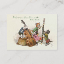 Music Teacher, Musician. Music Store - Two Sided Business Card