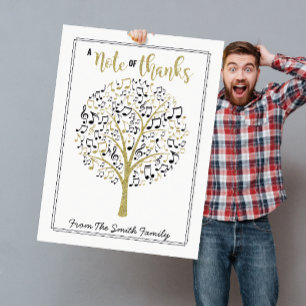 music teacher note of thanks music teacher gift card