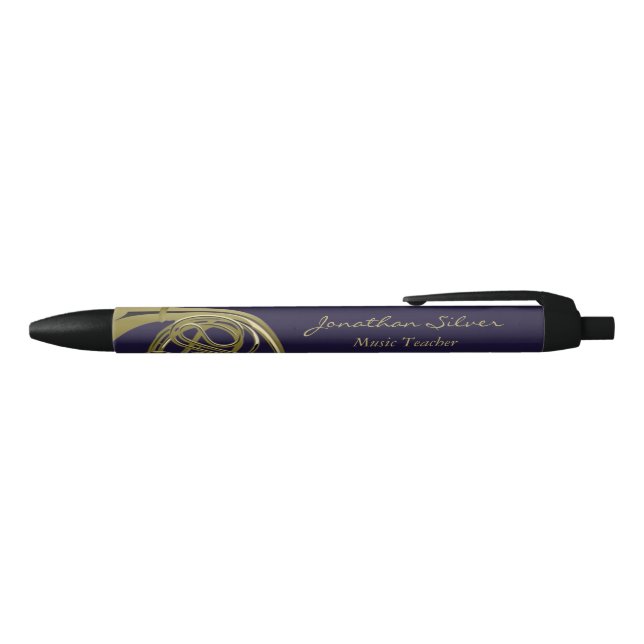 Music Teacher Piano Keys French Horn Professional Pen (Top)