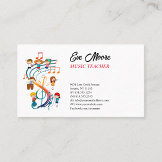 Music Teacher | Professional Business Card