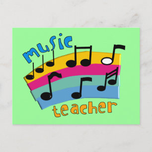 Music Teacher Rainbow Notes Gifts