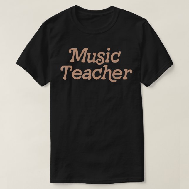 Music Teacher Retro Back To School  T-Shirt (Design Front)