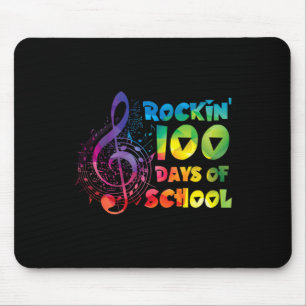 Music Teacher -rockin 100 Days Of School Music Key Mouse Pad