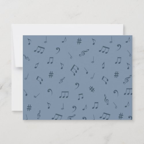 Music Teacher Stationery Set Note Card