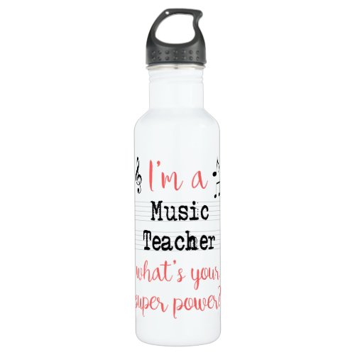 Music Teacher Super Power Bottle