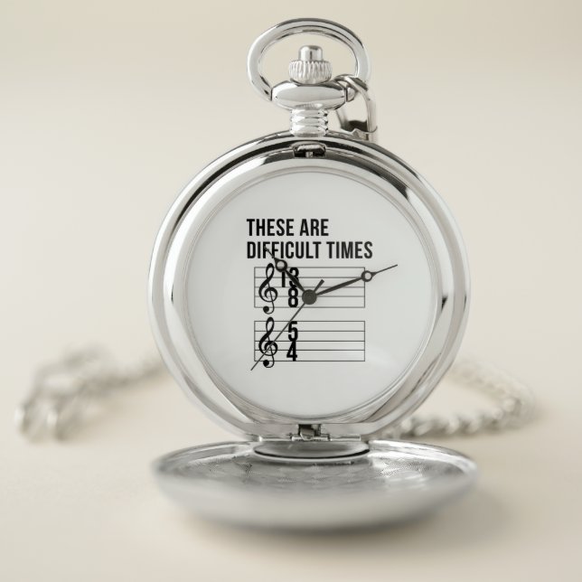 Music Teacher Times Pocket Watch (Inside)