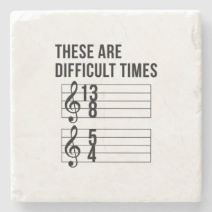 Music Teacher Times Stone Coaster