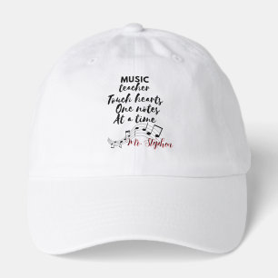 Music teacher touch heart teacher appreciation day hat