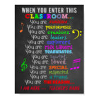 Music Teacher -When You Enter This Classroom Rules