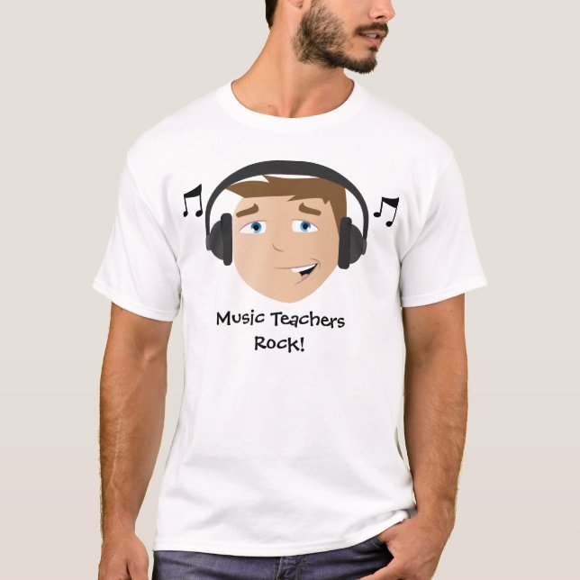 Music Teachers Rock! T-Shirt (Front)
